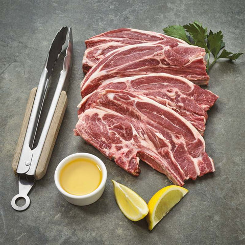 Free Range Grass Fed Lamb Forequarter Chops 3 pieces 500g