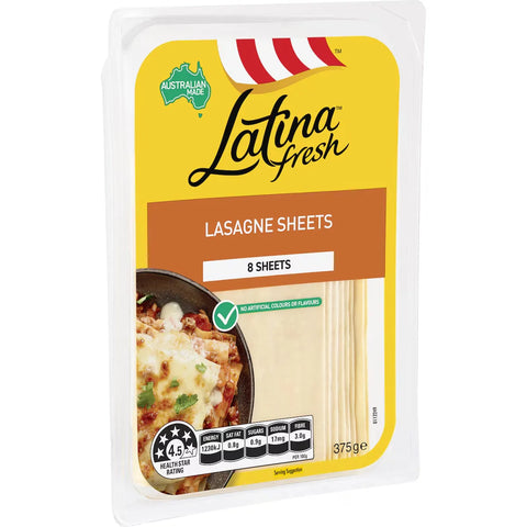 Latina Fresh Lasagne Sheets Sheets 375g