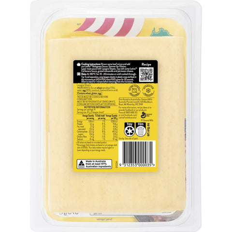 Latina Fresh Lasagne Sheets Sheets 375g