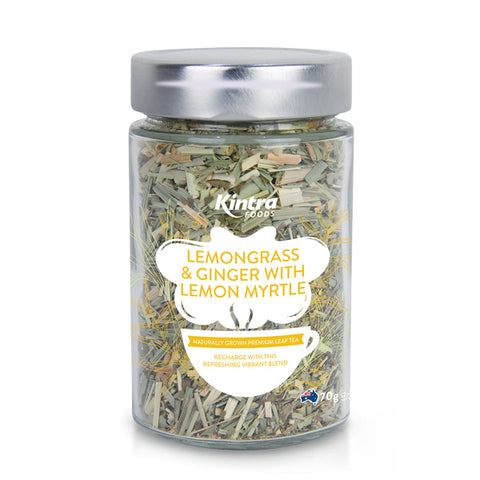 Kintra Foods Lemongrass & Ginger with Lemon Myrtle - Loose Leaf 70g