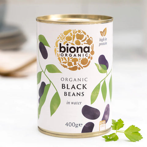 Biona Organic Black Beans in Water - 400g