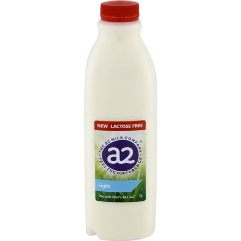 a2 Milk® Light Lactose Free 1L