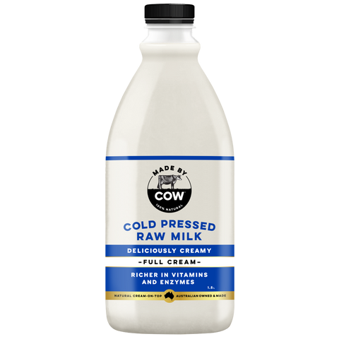 Cold Pressed Raw Milk - Full Cream 1.5L