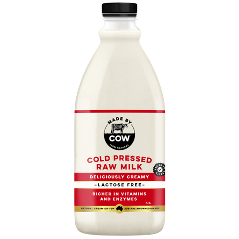 Cold Pressed Raw Milk - Lactose Free  1.5L