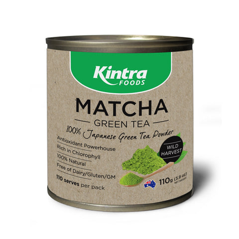 Kintra Foods Matcha Green Tea Powder in Can - 110g