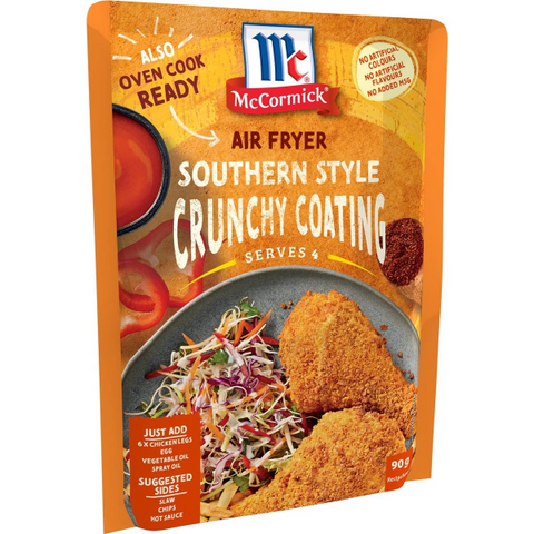 McCormick Air Fryer Southern Style Crunchy Coating 90g Perfect Fried Chicken Crisp
