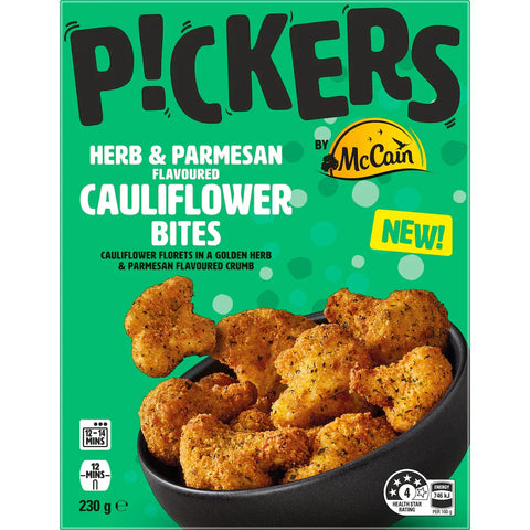 Mccain Pickers Herb & Parmesan Cauliflower Bites 230g