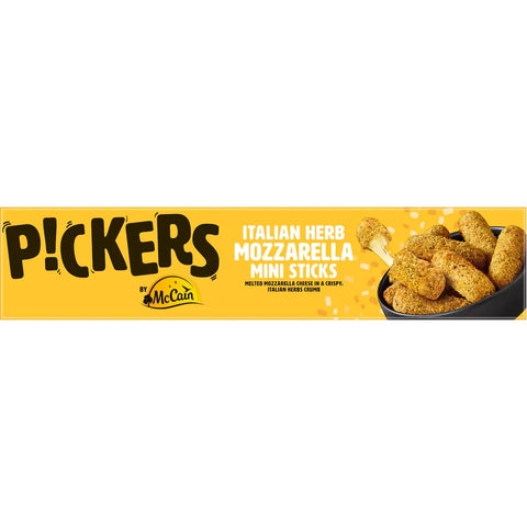 Mccain Pickers Italian Herb Mozzarella Mini Sticks 230g