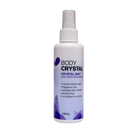 Body Crystal Spray Deodorant Fragrance Free 150ml