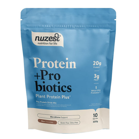 Nuzest Protein + Probiotics Plant Protein Plus Rich Chocolate 300g