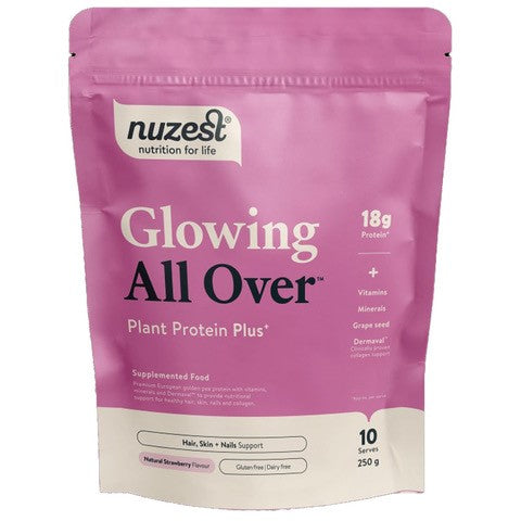 Nuzest Protein Plus Glowing All Over Strawberry Flavour 250g