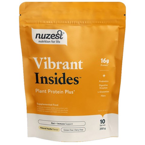 Nuzest Protein Plus Vibrant Insides Natural Vanilla 250g