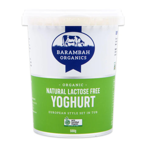 Organic Natural Lactose Free Yoghurt 500g