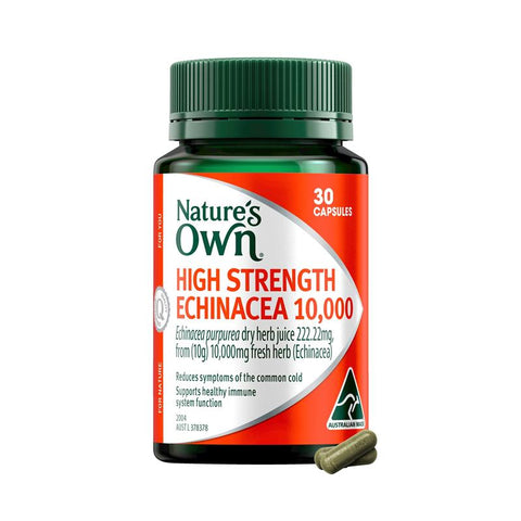 Nature's Own High Strength Echinacea 10,000mg 30 Capsules