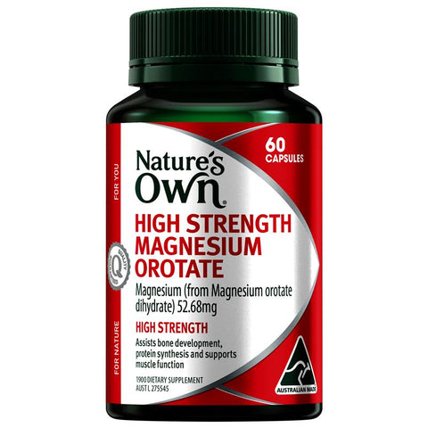 Nature's Own High Strength Magnesium Orotate 60 Capsules