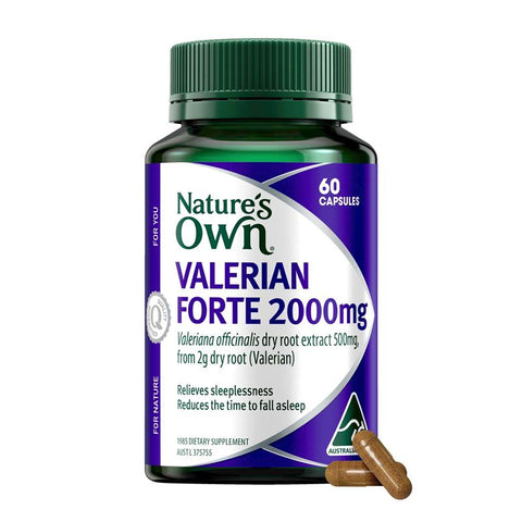 Nature's Own Valerian Forte 2000mg 60 Capsules