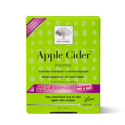 New Nordic Apple Cider Mega Strength 30 tablets