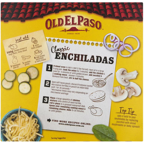 Old El Paso Enchilada Dinner Kit Mild 520g