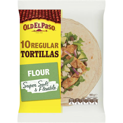 Old El Paso Fajita Tortilla Wraps 10 Pack