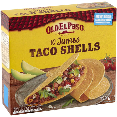 Old El Paso Jumbo Taco Shells Taco Shells 10 Pack