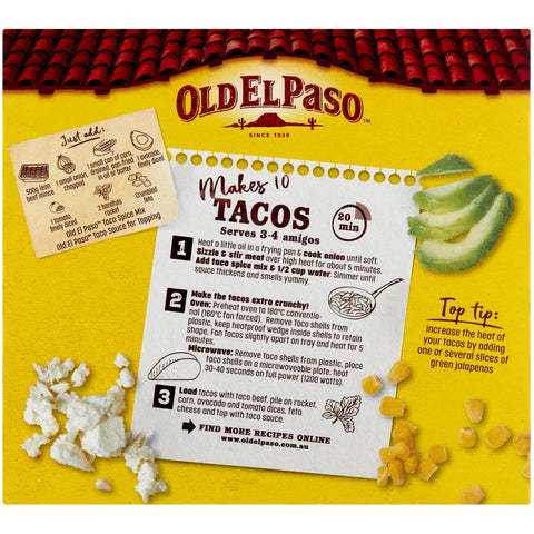 Old El Paso Jumbo Taco Shells Taco Shells 10 Pack