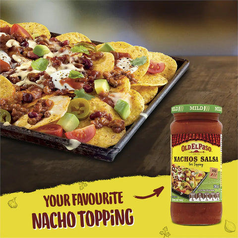 Old El Paso Nachos Salsa Topping Mild 390g