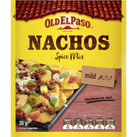 Old El Paso Nachos Spice Mix Mild 35g