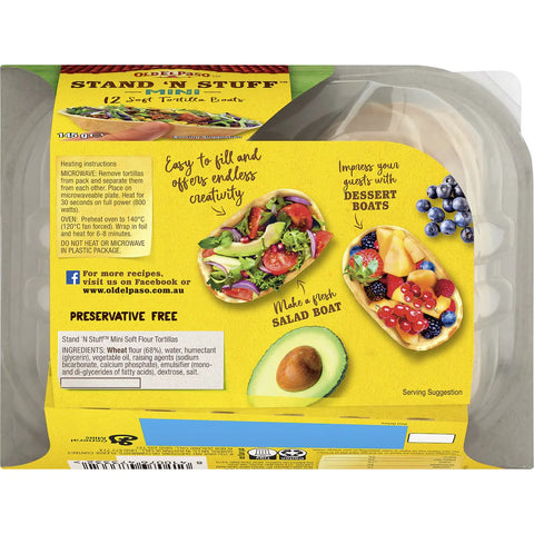 Old El Paso Stand 'n Stuff Mini Taco Tortillas 12 Pack