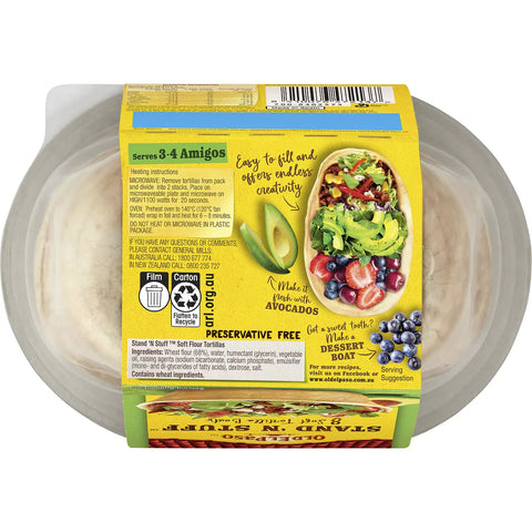 Old El Paso Stand 'n Stuff Tortilla Fajitas 8 Pack