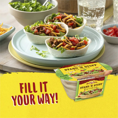 Old El Paso Stand 'n Stuff Tortilla Fajitas 8 Pack