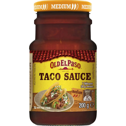 Old El Paso Taco Sauce Medium 200g