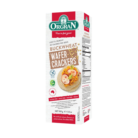 Orgran Gluten Free Crackers Buckwheat Wafer 100g