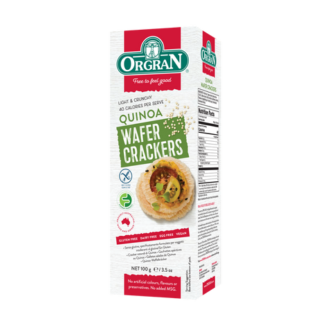 Orgran Gluten Free Crackers Quinoa Wafer 100g