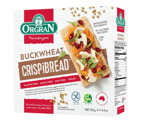 Orgran Gluten Free Crispibread Buckwheat 125g