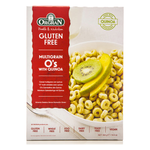 Orgran Gluten Free O's Multigrain with Quinoa 300g