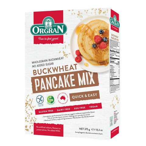 Orgran Gluten Free Pancake Mix Buckwheat 375g