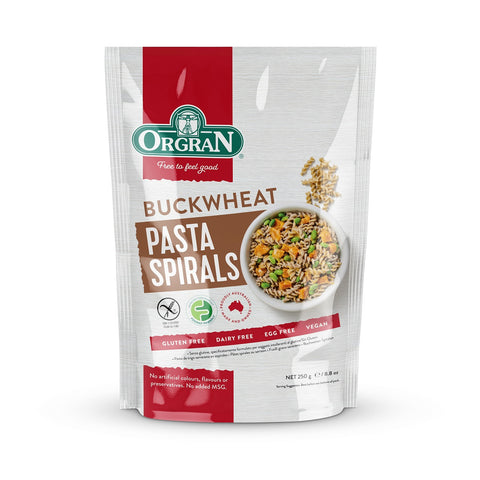 Orgran Gluten Free Spirals Buckwheat 250g