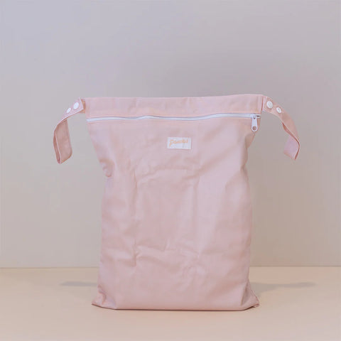 Pandas by Luvme Wet Dry Nappy Bag | Dark Blush 1Pk