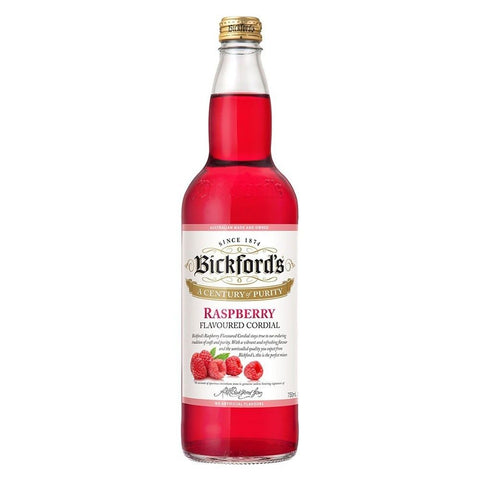 Bickford's Raspberry Flavoured Cordial 750mL