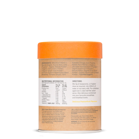 Amazonia Raw Wholefood Extracts Vitamin C+ 120g