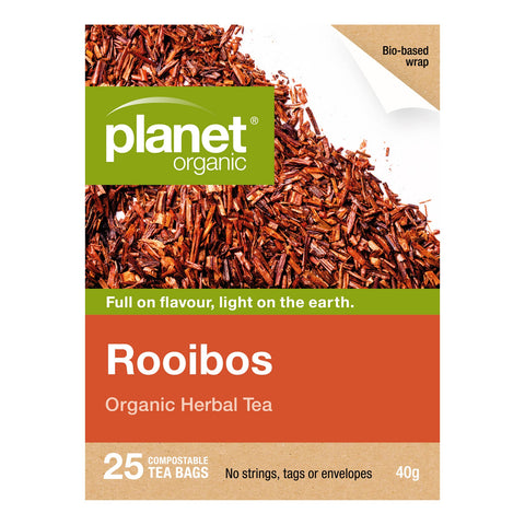 Planet Organic Rooibos Herbal Tea | 25 Tea Bags