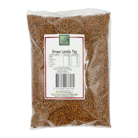 Royal Fields Lentils Brown 1kg