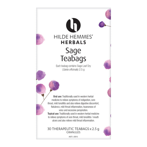 Hilde Hemmes' Herbals Sage – 30 Teabags