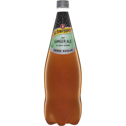 Schweppes Dry Ginger Ale Zero Sugar Dry Ginger Ale 1.1l