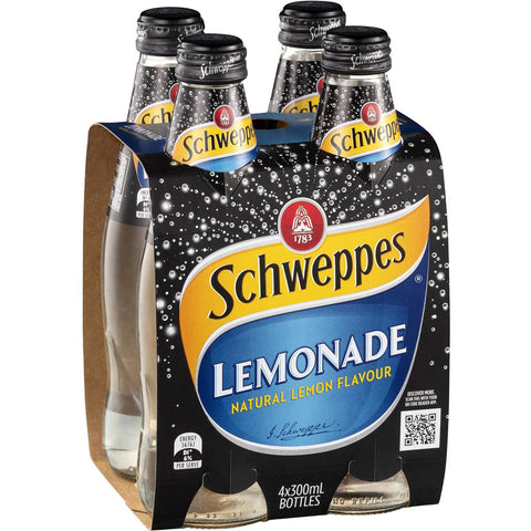 Schweppes Lemonade 300ml X4 Pack