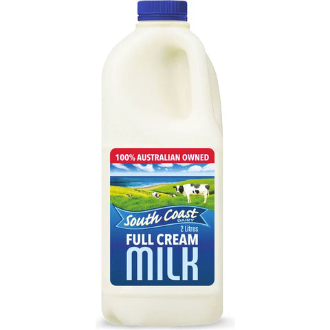 South Coast Dairy Full Cream Milk  2L