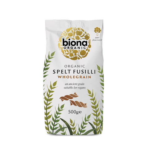 Biona Organic Spelt Wholegrain Fusilli - 500g