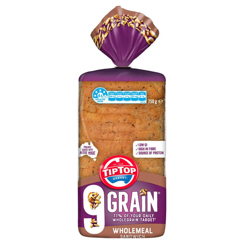 Tip Top Bread 9 Grain Wholemeal 750g