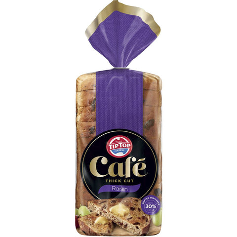 Tip Top Café Raisin Bread Thick 650g