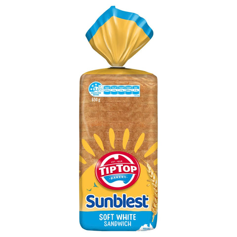 Tip Top Sunblest Soft White Sandwich 650g